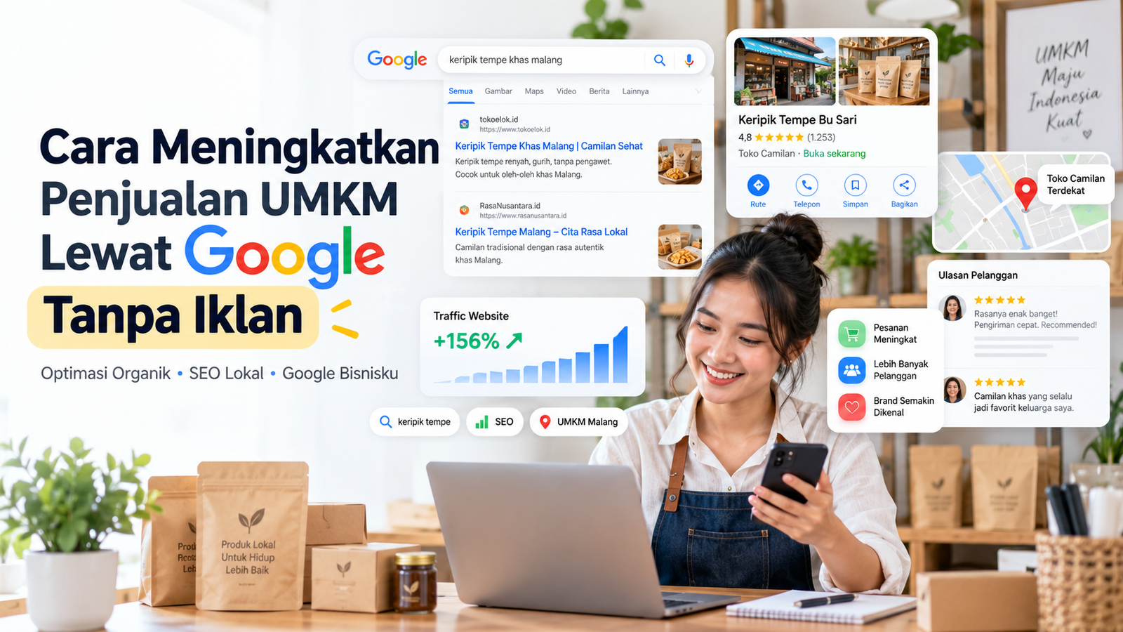 Cara Meningkatkan Penjualan UMKM Lewat Google Tanpa Iklan